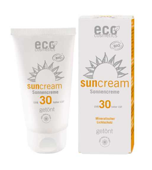 Eco cosmetics zonnecreme SPF30 getint