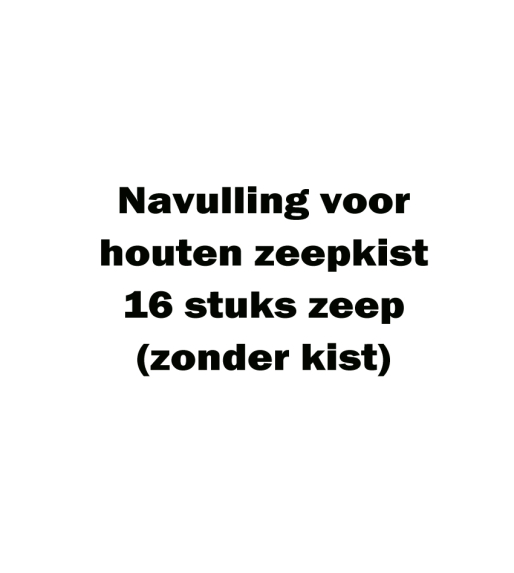 Navulling voor houten zeepkist