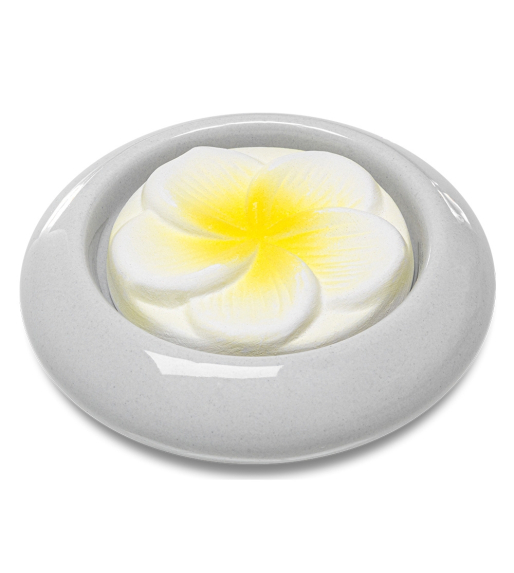 Taoasis stenen houder met geursteen frangipani