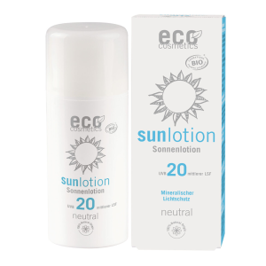 Eco cosmetics sunlotion SPF20 zonder parfum en alcohol