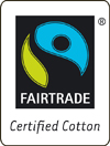 Fair trade logo certified cotton Fair trade logo